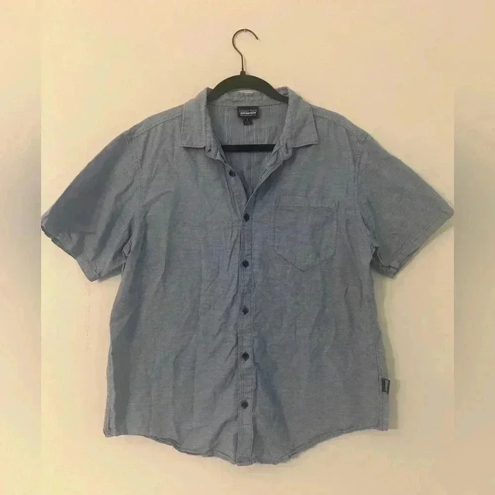 Patagonia Organic Cotton Slub Poplin Men’s Shirt Medium